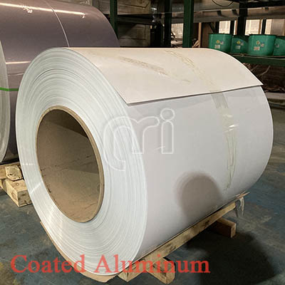 white coated aluminum coil for sale